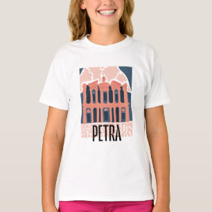 Camiseta Petra Jordan viajes abstractos arte floral