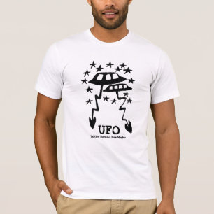 Camiseta Petroglifo de objeto volador no identificado