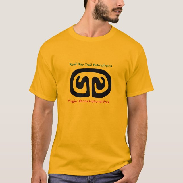 Camiseta Petroglifo de St John (Anverso)