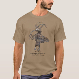 Camiseta Petroglifo de una criatura Kokopelli desconocida T