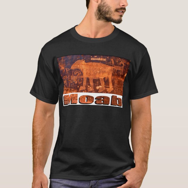 Camiseta Petroglifo del oso de Moab (Anverso)