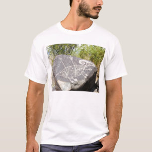 Camiseta Petroglifo grande de las ovejas del cuerno