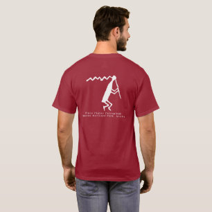 Camiseta Petroglifo jugador de flauta - Parque Wupatki Nat,