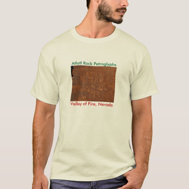 Camiseta Petroglifos de Atlatl (Anverso)