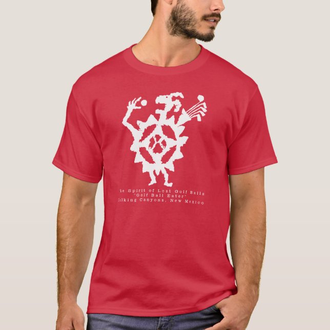 Camiseta Petroglyph de Golf Ball (Anverso)