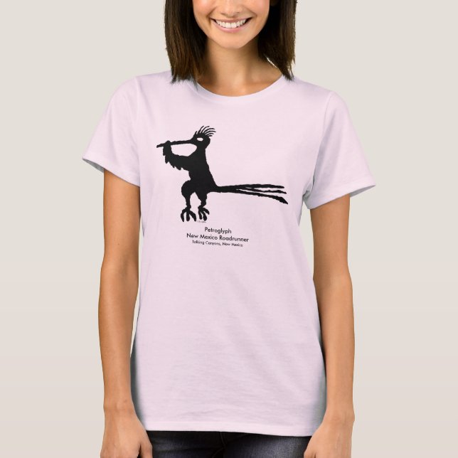 Camiseta Petroglyph, Nuevo México Road Runner (Anverso)