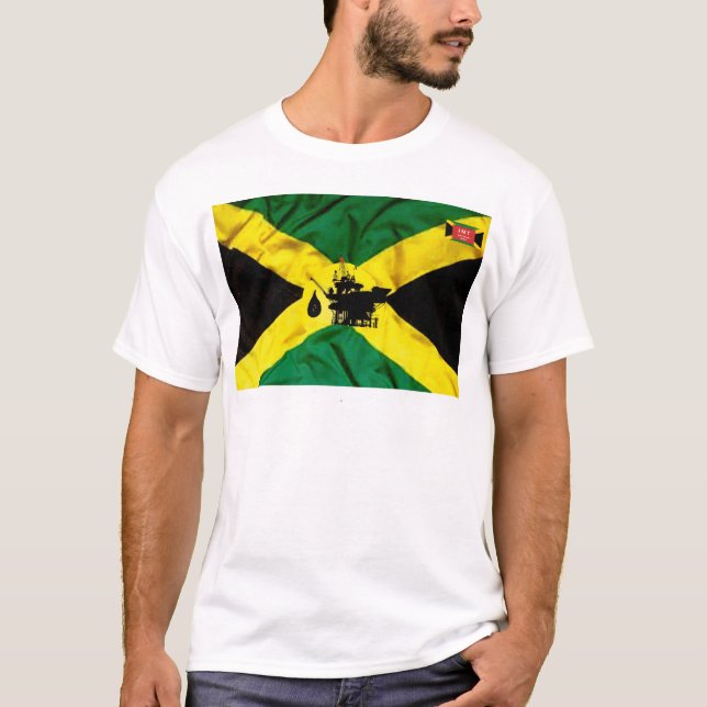 Camiseta PETRÓLEO DE JAMAICAN (Anverso)