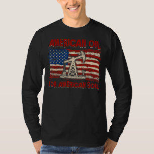 Camiseta Petróleo Norteamericano Para El Suelo Estadouniden