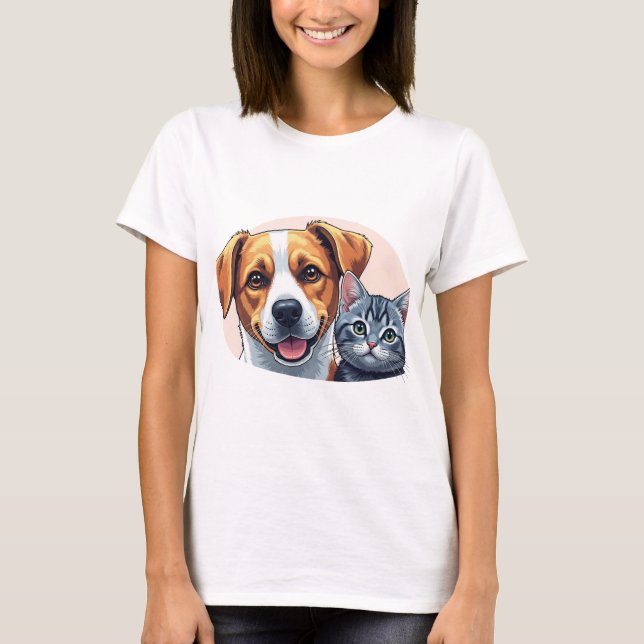Camiseta pets and dog (Anverso)