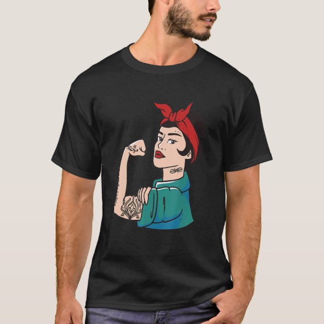 Camiseta Petticoats Y Faldas De Plate Rockabilly Pomadas Y (Anverso)