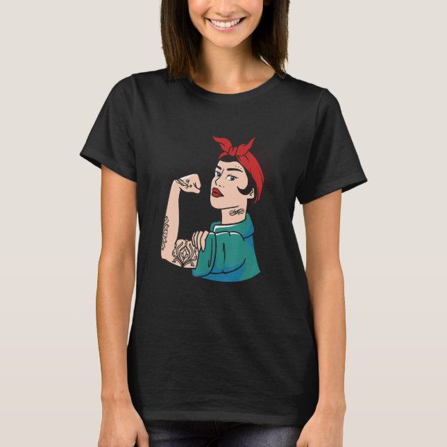 Camiseta Petticoats Y Faldas De Plate Rockabilly Pomadas Y (Anverso)