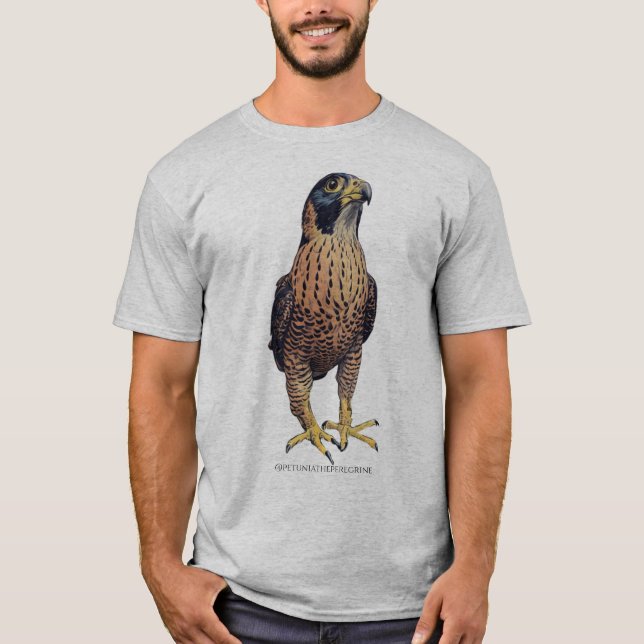 Camiseta Petunia el halcón peregrino (Anverso)
