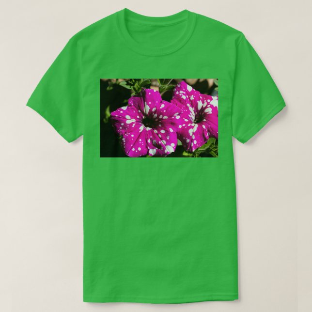 Camiseta Petunia hybrids familia solanaceae cincuenta megap (Diseño del anverso)