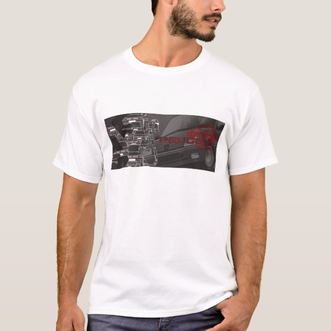 Camiseta Peugeot 205 GTI (Anverso)