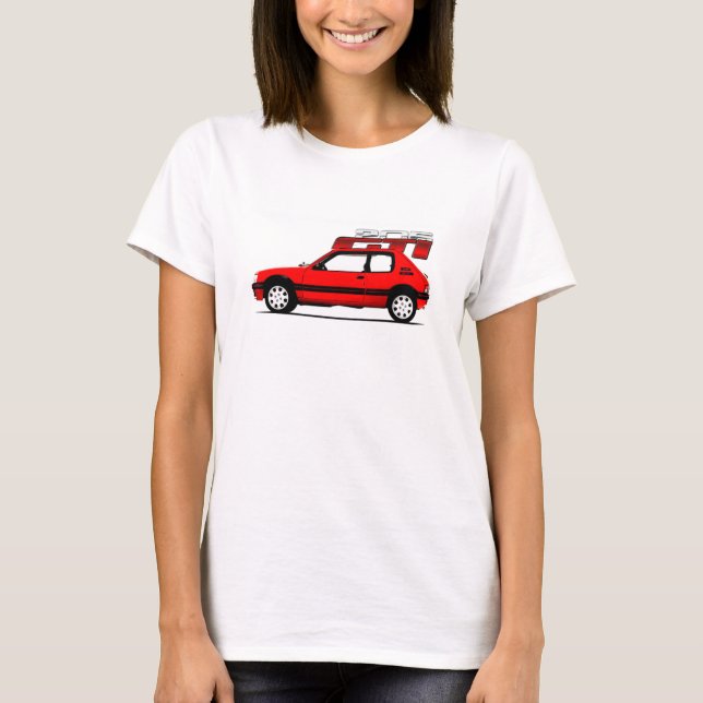 CAMISETA PEUGEOT 205 GTI ADVERT340 (Anverso)