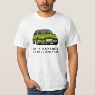 Camiseta Peugeot 205 GTi - La vida es demasiado corta -