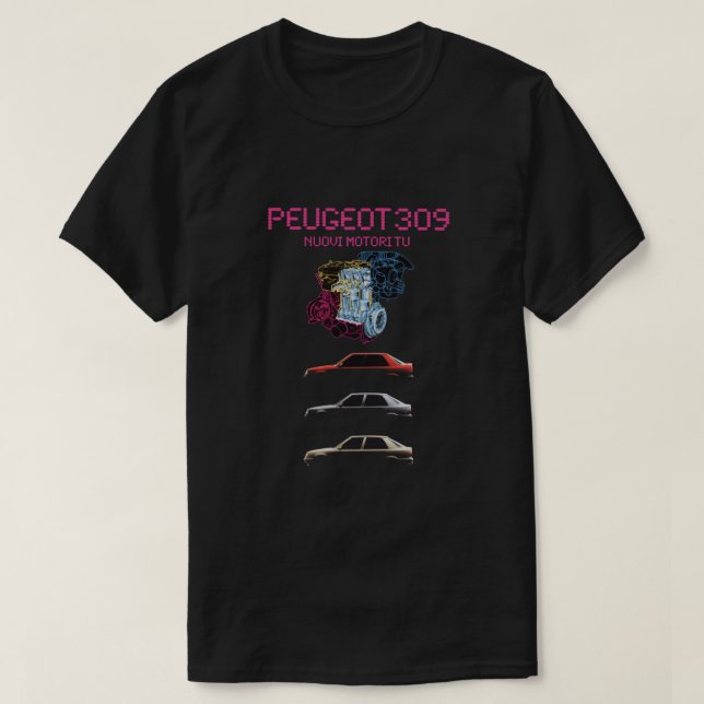 CAMISETA PEUGEOT 309 (Diseño del anverso)