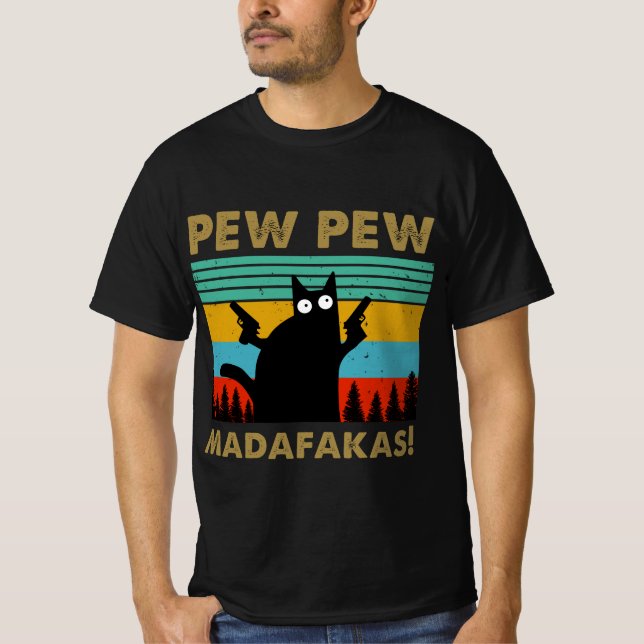Camiseta Pew Madafakas (Anverso)