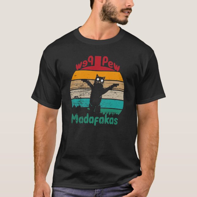Camiseta pew pew madafakas (Anverso)