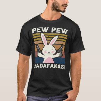 Camiseta Pew Pew Madafakas Amantes de conejo C