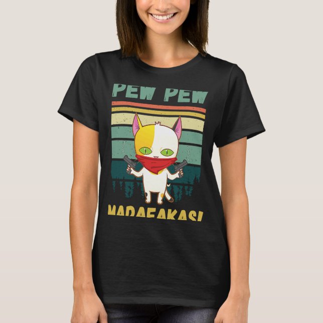Camiseta Pew Pew Madafakas Gracioso Gato Gato Gatito Gatito (Anverso)