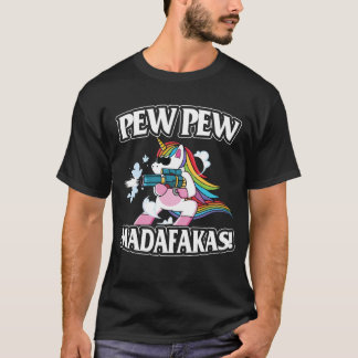 Camiseta Pew Pew Madafakas Unicorn Lover