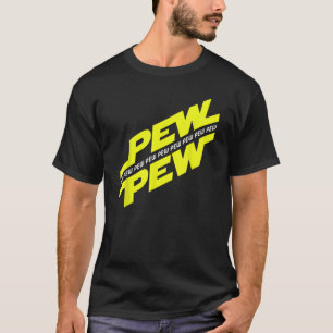 Camiseta Pew Pew Sci-Fi Gamer Ruido Para Hombres, Mujeres, 