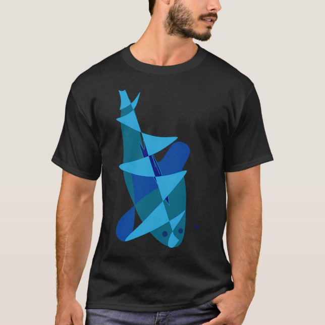 Camiseta Pez abstracto (Anverso)