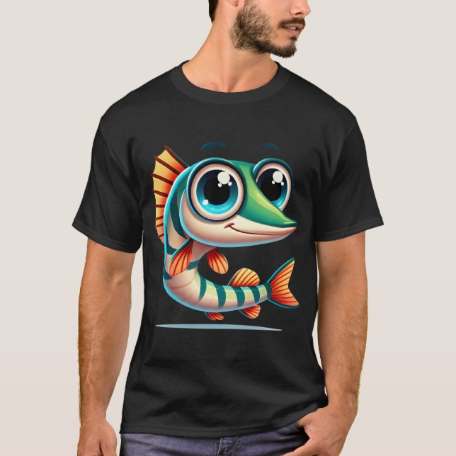 Camiseta Pez aguja de Florida adorable (Anverso)