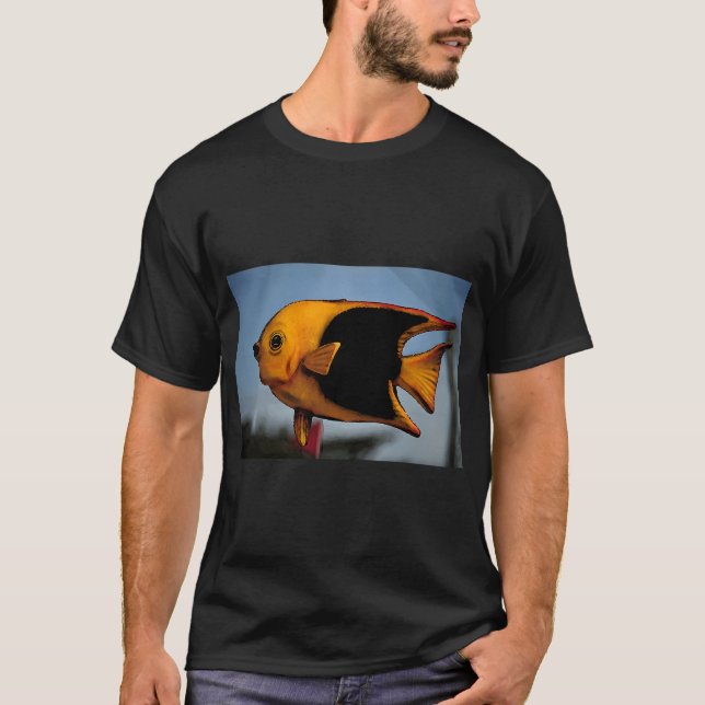 Camiseta Pez amarillo y negro (Anverso)
