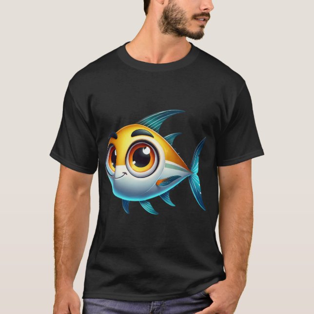Camiseta Pez Amberjack Adorable (Anverso)