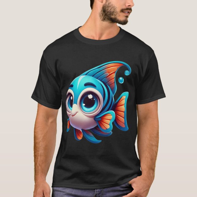 Camiseta Pez ángel adorable (Anverso)