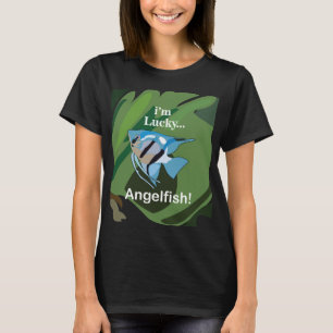 Camiseta Pez ángel de agua dulce cuidador afortunado de acu
