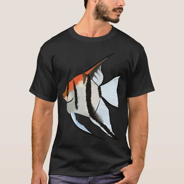 Camiseta Pez ángel de espalda roja Amapa (Anverso)