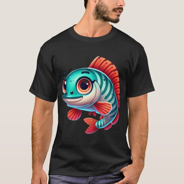 Camiseta Pez Arapaima Adorable (Anverso)