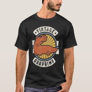 Camiseta Pez Arapaima Vintage Clásico Retro 60s 70s Animal