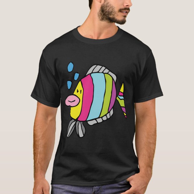 Camiseta Pez Arcoíris de Everything Eli (Anverso)