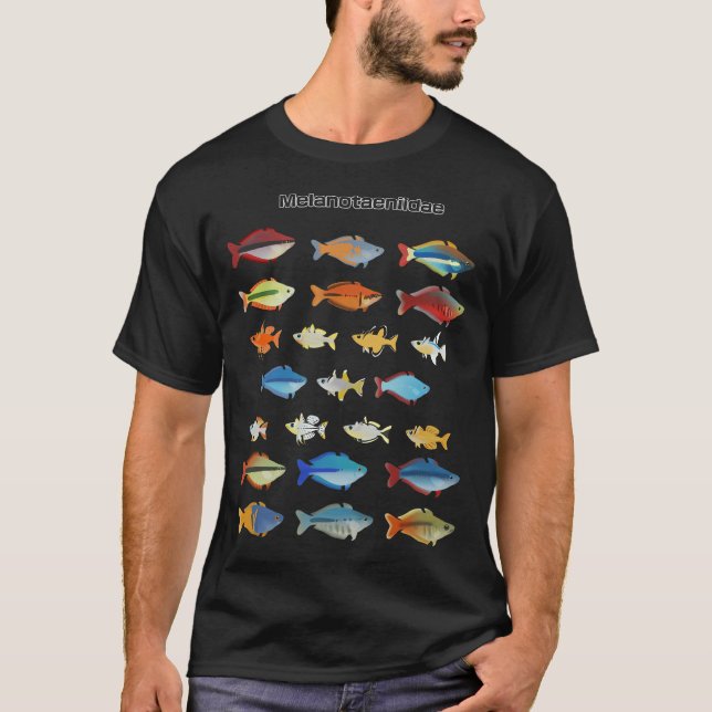 Camiseta Pez Arcoíris Manada (Anverso)
