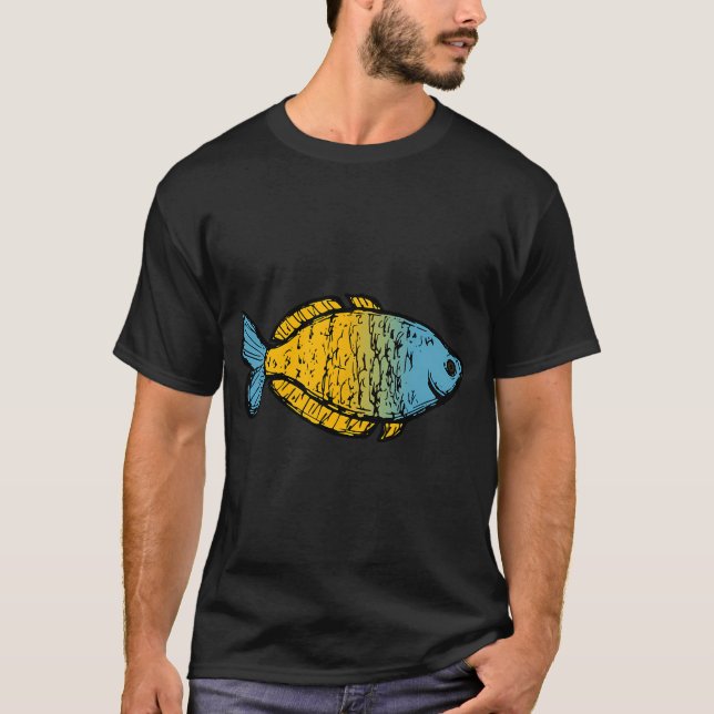 Camiseta Pez arcoíris - pez de acuario de agua dulce (Anverso)