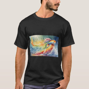 Camiseta Pez Arcoíris Salpicadura