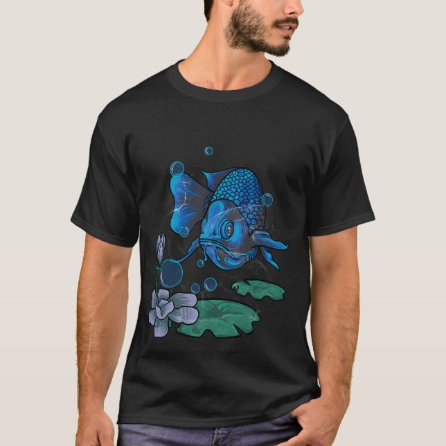 Camiseta Pez azul (Anverso)