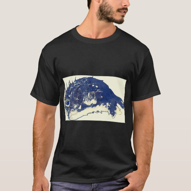 Camiseta Pez Azul (Anverso)