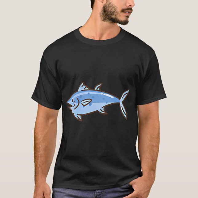 Camiseta Pez Azul (Anverso)