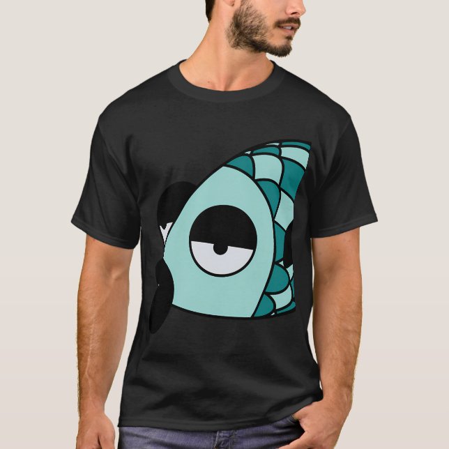 CAMISETA PEZ AZUL PEREZOSO (Anverso)