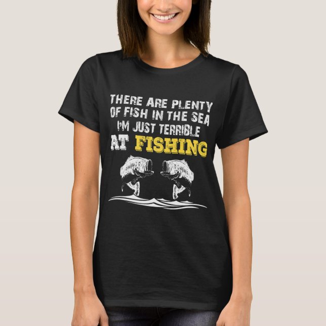 Camiseta Pez bajo amarillo de Navidad (Anverso)