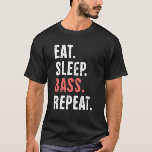 Camiseta Pez bajo cómico pesca en agua dulce y pesca de lub