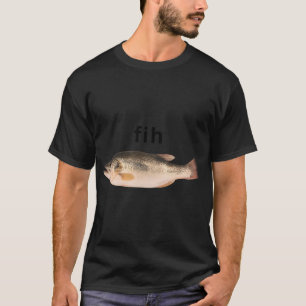 Camiseta Pez Bajo Divertido Fih