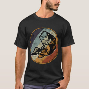 Camiseta Pez bajo retro
