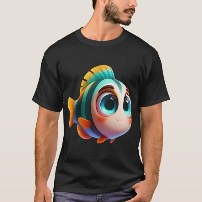 Camiseta Pez Barb Adorable (Anverso)