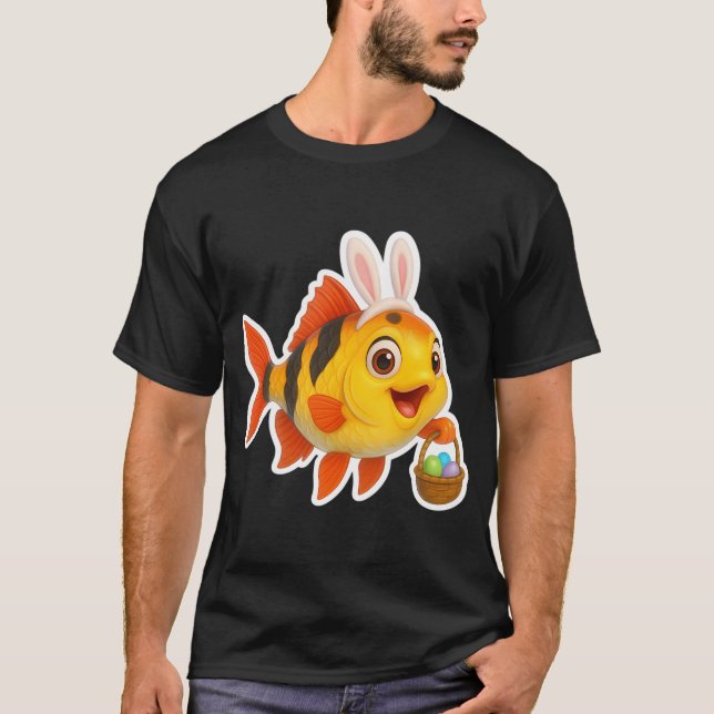 Camiseta Pez barbo de Pascua (Anverso)